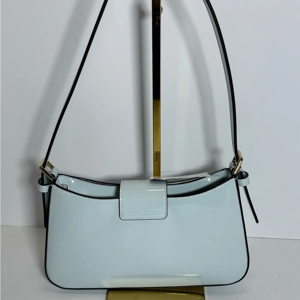Kate Spade Glossy Pale Blue Shoulder Bag